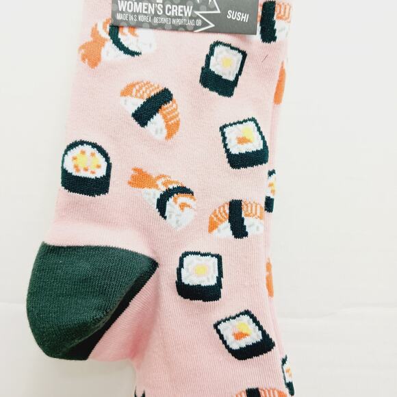 Sock It To Me Crew Women Boy Sushi Nigiri California Roll Tuna Shrimp NWT NEW - Picture 7 of 10